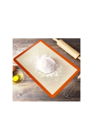 Mat 40x30 Cm Profesyonel Fırın Hamur Açma Gereçleri Silikon Silpat Yanmaz Yapışmaz Şık Pişirme Matı