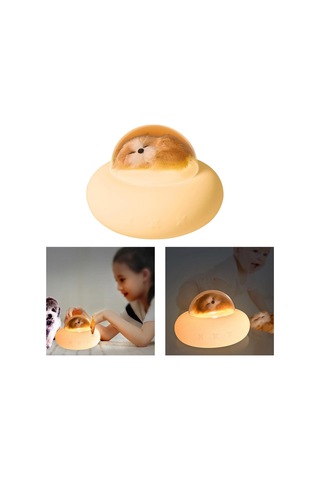 Soulader Şık Tasarım Gece Lambası Işıklandırma Aydınlatma Kahverengi