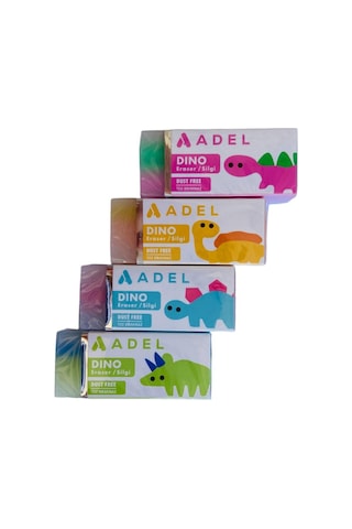 Adel 3d Dino Silgi 4'lü Set