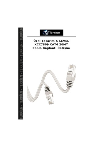 Özel Tasarım X-level Xcc7809 Cat6 20mt Kablo Bağlantı İletişim