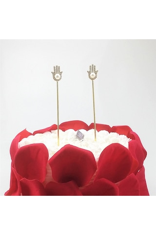 Homyl Yenilik Cupcake Doğum Günü Pastası Süslemeleri Altın