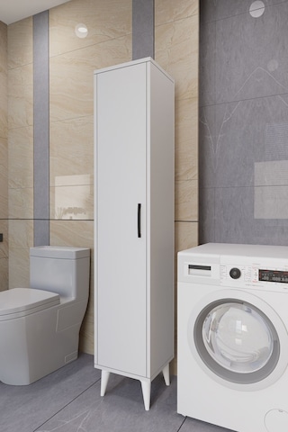 Tandem Çok Amaçlı Dolap Banyo Dolabı Beyaz Beyaz
