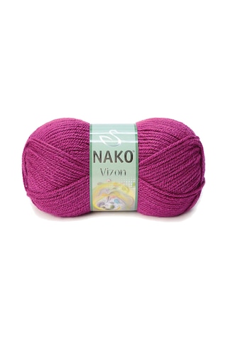 5 Adet Vizon Premium Akrilik El Örgü İpi Yünü Renk No:6964 Küpeli RYL-NWNKVZ6964-5