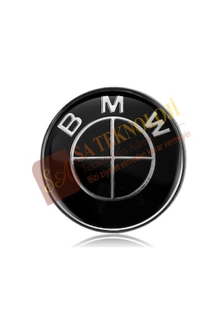 Bmw Fullsiyah Kaput-bagaj Logosu 82mm 51148132375