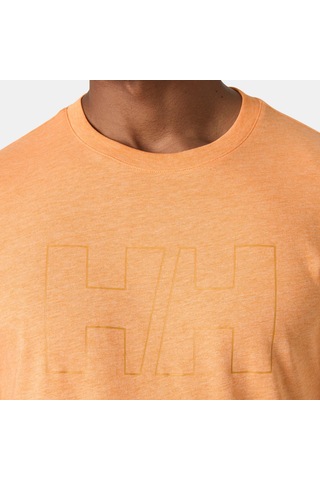 Helly Hansen Hh Tech Logo T-shırt Hha.63165-303 Turuncu