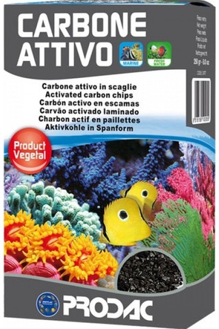 Prodac Carbone Attivo 250 G Aktif Karbon Filtre Malzemesi