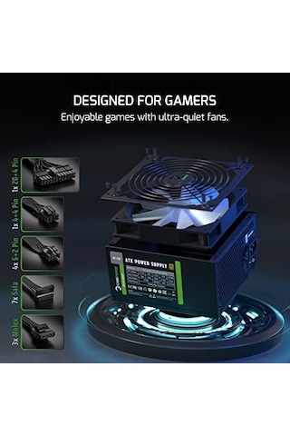 Game Power Gp-750 Apfc 14cm 80+ Bronze 750w Supply