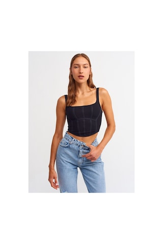 Rouge Basıc Dlv 3793 Korse Top Siyah