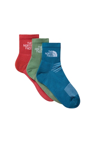 The North Face Multı Sport Cush Quarter Sock 3p Nf0a882gftı1 Çok Renkli