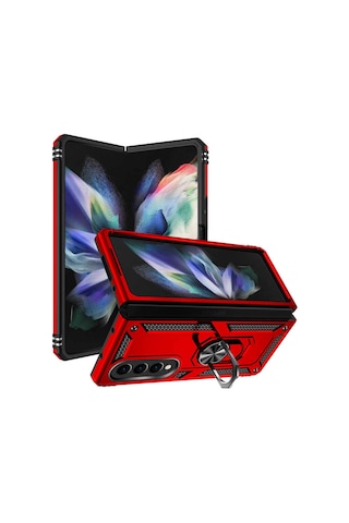 Ardemix Galaxy Uyumlu Z Fold 4 Uyumlu Vega Kılıf-mavi Mavi