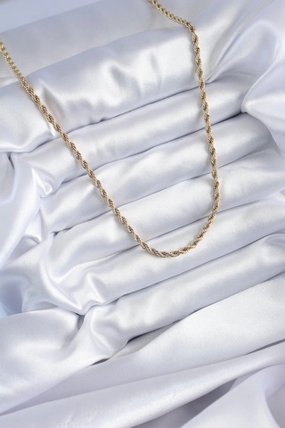 Mey İthalat 316l Çelik Gold Renk 60 Cm Burgu Model Kadın Kolye Çok Renkli 87917776