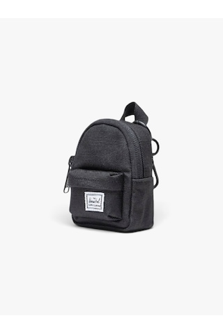 Herschel Classic Mini Sırt Çantası, Anahtarlık Charm Uniseks Siyah Çanta - 80013