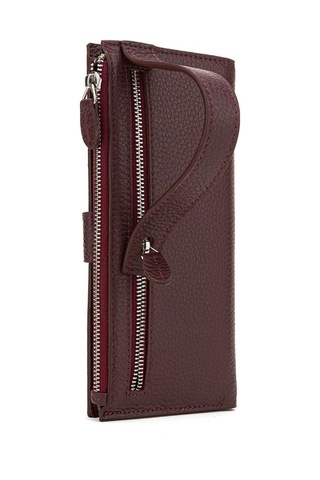Bilik Deri Bordo Rölax Deri Unisex Cüzdan Bsh 3240 Bordo