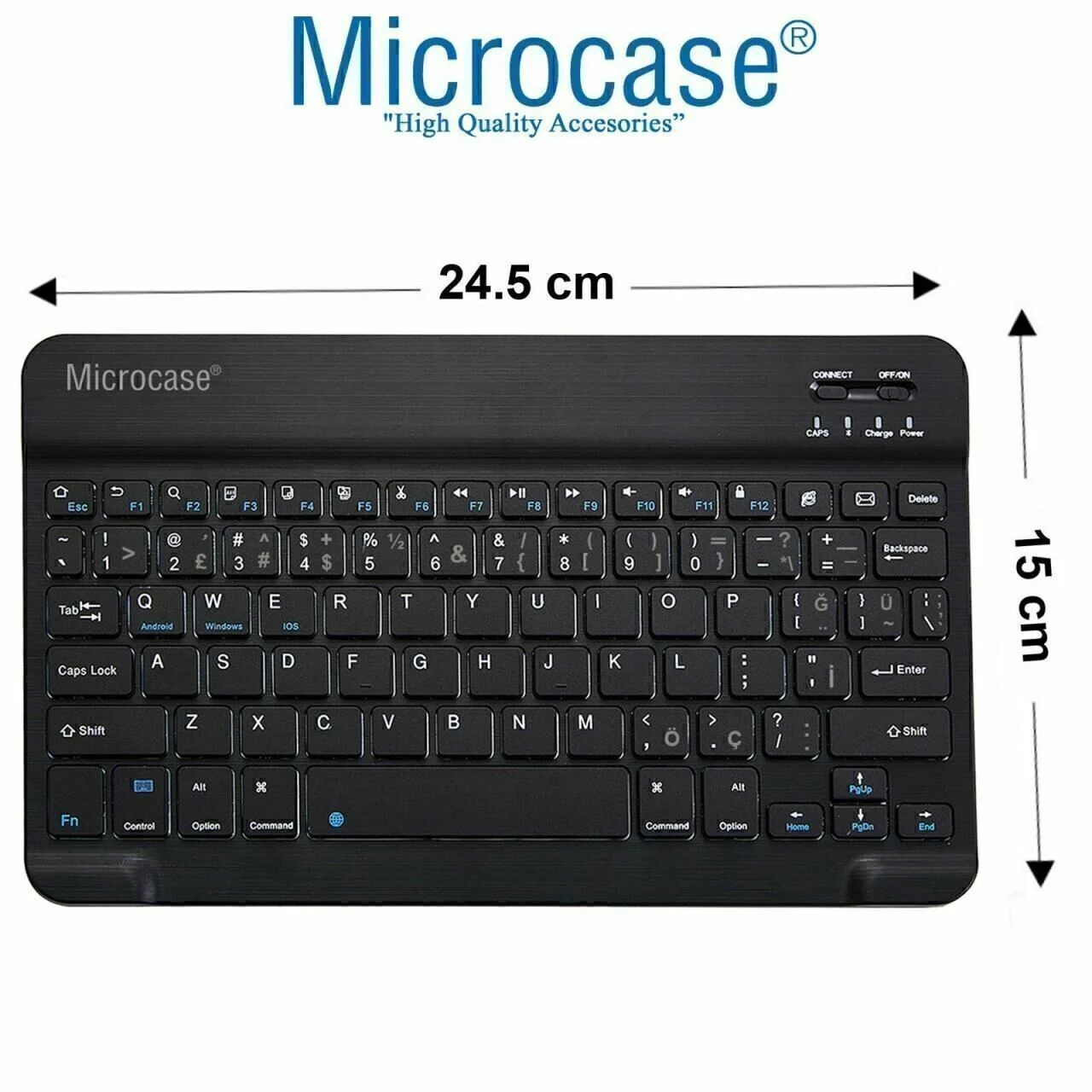 Microcase Huawei Matepad Air 2025 Tablet İçin Bluetooth Klavye Ve Mouse + Kılıf Bkk6 Tablet Kılıfı