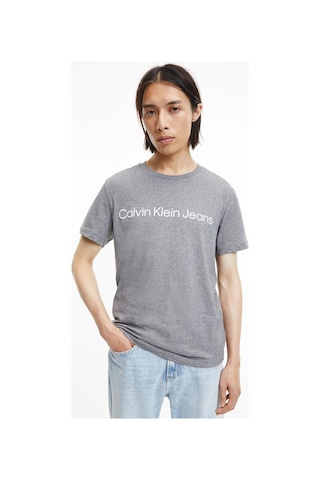 Calvin Klein Calvın Kleın Erkek T-shırt J30j322552-p2d Gri