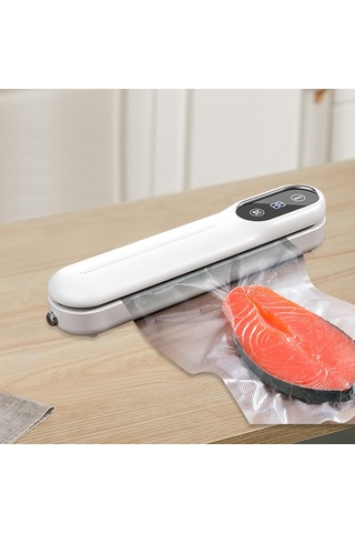 Homyl Vakum Mühürleyen Tasarrufu Gıda Paketleyici Ekmek Beyaz Beyaz