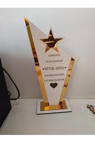 Hediyelik Plaket Gazi / Emlak /sevgili / Şiir Yarışması V.b. Altın - Gümüş