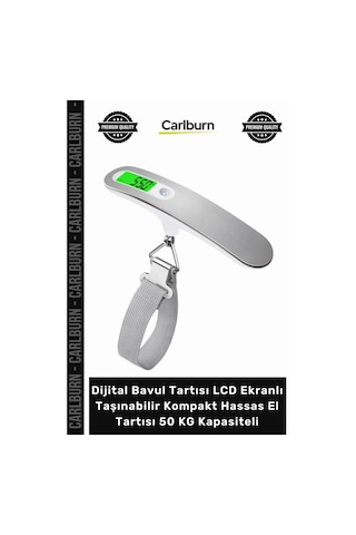 Dijital Bavul Tartısı Lcd Ekranlı Taşınabilir Kompakt Hassas El Tartısı 50 Kg Kapasiteli Çok Renkli