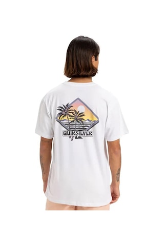 Quiksilver Palm Square Ss Beyaz Erkek Kısa Kol Gömlek 000000000102115209 Beyaz