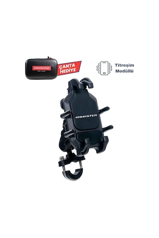 Knmaster Tt-860 Titreşim Engelleyicili Tüm Motosikletlere Uyumlu Telefon Tutucu