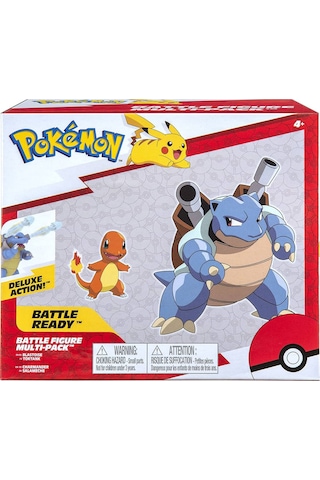 Pokemon Battle 2'li Figür - Blastoise & Charmander Pkw2546