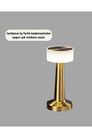 Modern Usb'li Kablosuz Masa Lambası Minimalist Tasarım, 3 Farklı Parlaklık Yeni Nesil Çok Renkli 77156240
