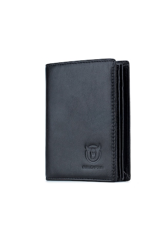 Hangfox Erkek Deri Cüzdan - 15 Kartlı, 2 Para Bölmeli, Anti-cızıltı, İlk Deri, Kalınlaşmış, Siyah 027 Modeli Siyah