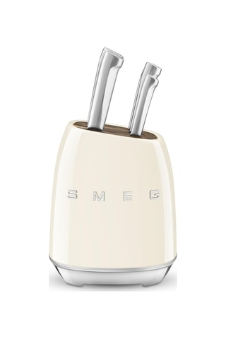 Smeg 50's Style Kbsf02 Krem Standlı Bıçak Seti Krem