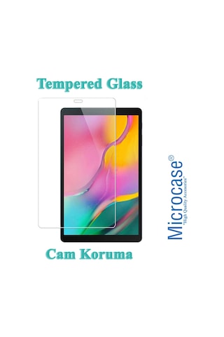 Samsung Uyumlu Galaxy Tab A 10.1 2019 T510 T515 Tempered Glass Cam