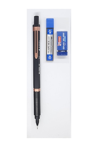 Blackline 0.7 Uçlu Kalem +0.7 Uç+2b Silgi Pembe Kasa Pembe