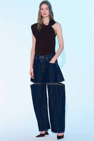 Sagaza Studio Ss6044 Düğümlü Bluz Kahve