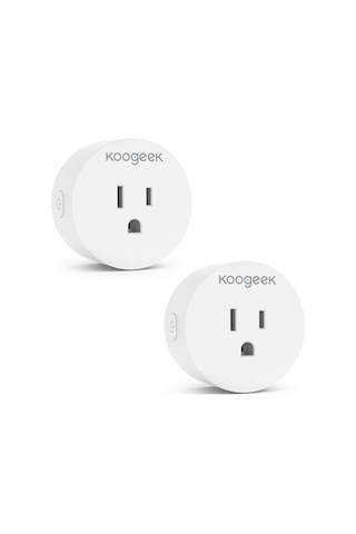 Teltree Koogeek Sa-p202 Akıllı Prizi 2'li Paket - Uzak Kumanda, Zamanlama Ve Ses Kontrolü Alexa/google Home Uyumlu - Abd Standartı - 100-240v