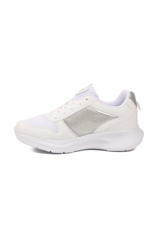 Ruffon 1017 Z Beyaz-gümüş Kadın Spor Ayakkabı Beyaz - Gümüş