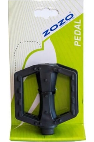 Zozo Pedal Hf-824 W/ball, W/ref Reflektörlü Bisiklet Pedalı Plastik Dış Yüzey Siyah