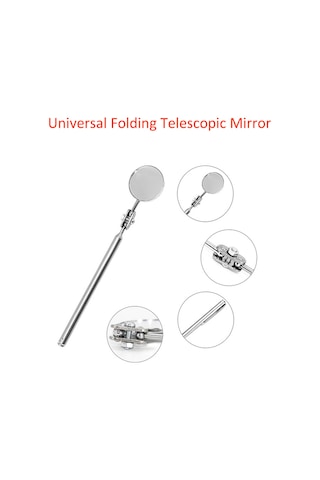 Springsun Otomobil Tamir Teleskopik Aynası - Evrensel Katlanır Şasi Kontrol Aynası 30 Mm