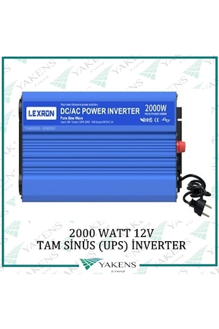 Lexron 2000W 12v Ups Şebeke Şarjlı Tam Sinüs İnverter Lexron