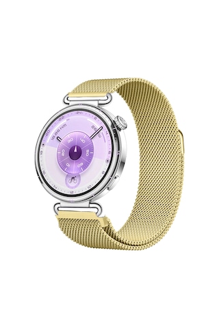 Huawei Watch Gt6 41mm Uyumlu Manyetik Milanese Loop Metal Kordon