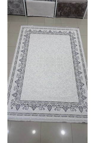 Safyün Halı Kadife Kf512 Gri 200 X 290 Renkli