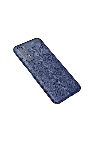 Gld-spt- Newface Realme 7 Kılıf Auto Focus Kapak - Lacivert