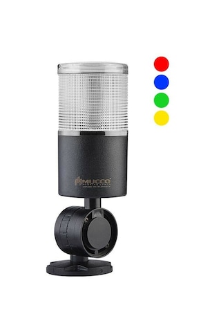 RGB IŞIKLI KOLON - 40-250V AC/DC - SABİT, FLAŞÖR, ÇAKAR, BUZZER