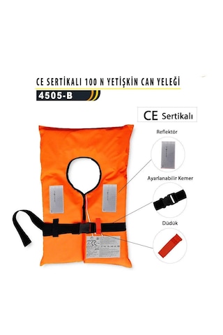 10'lu Yetişkin Can Yeleği. Tse Can Yeleği Sertifikalı100n