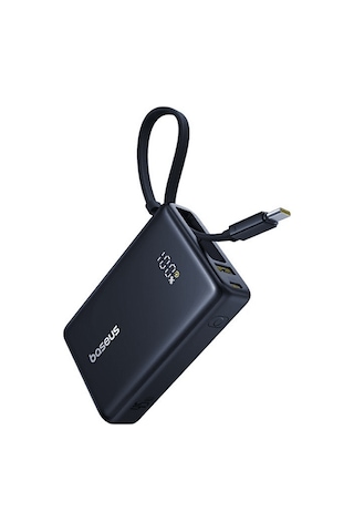 Baseus Picogo 10000mAh Taşınabilir Şarj Cihazı Siyah