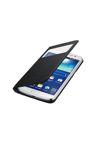 Galaxy Grand 2 G7100 İle Uyumlu S View Cover Kılıf -siyah Ef-cg710bbegww Siyah