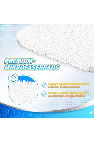 Crackedice Vileda Steam Xxl Buharlı Paspas Aksesuarları İçin Paspas Pedi Yıkanabilir Paspas Bezi