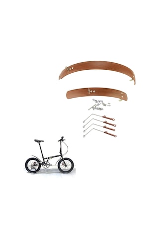 Suntek Açık Hava Bisiklet Sürme Için Ön Arka Çamurluk 16-inç-Kahverengi