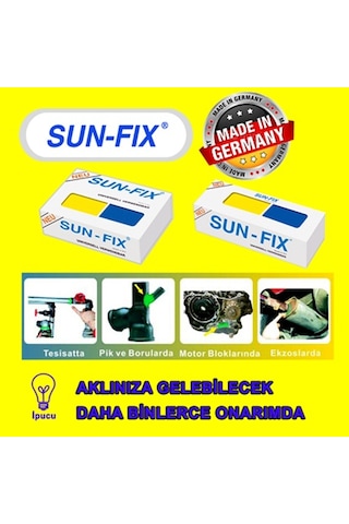 Ev-Ve-Ötesi Sun-Fix Macun Kaynak Universal Verwendbar 100 G