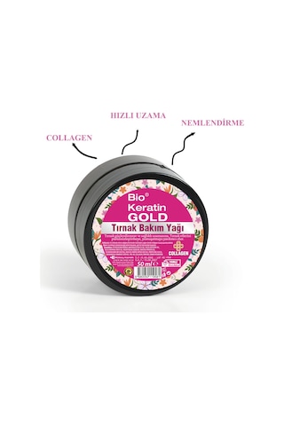 Bio Keratin Gold Kolajenli Tırnak Bakım Yağı 50 ML