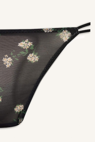 Defacto Leopar Desenli Tül Brazılıan Külot G4695ax26spbk27 Siyah-bk27