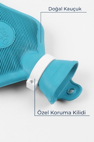 Bebelav Adalılar Kauçuk Termofor Kokusuz Sıcak Su Torbası Mavi 2 L