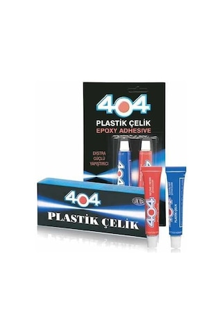 404 Plastik Çelik Epoksi Yapıştırıcı Çift Karışımlı 41 Gr Ikiz T (549523442)